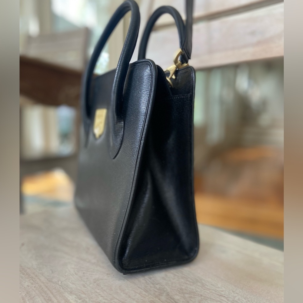 Barry Kieselstein-Cord Vintage Moonstar Black Leather Bag - Picture 8 of 8